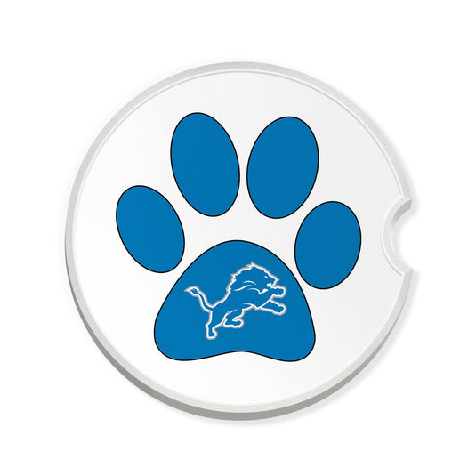 Fan Creations NFL Detroit Lions -Themed Ceramic Car Coaster – 2.5
