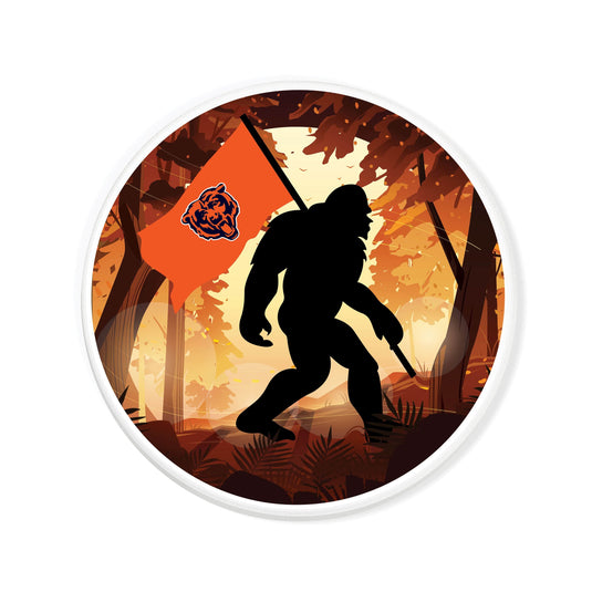 Fan Creations NFL Chicago Bears - 4 inch Ceramic Big Foot Flag Car Coaster