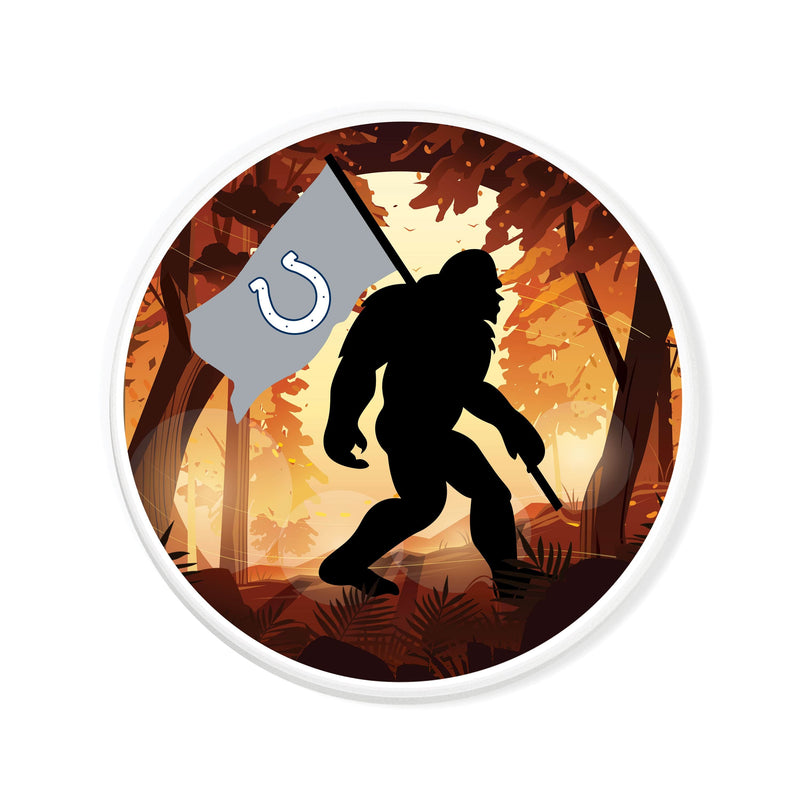 Load image into Gallery viewer, Fan Creations NFL Indianapolis Colts - 4 inch Ceramic Big Foot Flag Car Coaster
