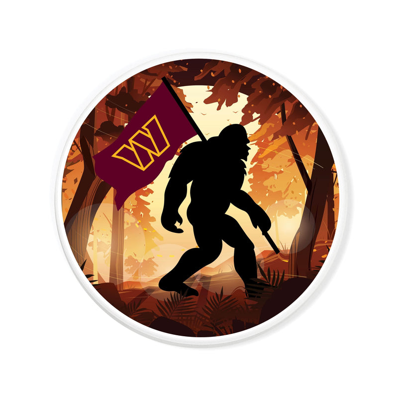 Load image into Gallery viewer, Fan Creations NFL Washington Commanders-  4 inch Ceramic Big Foot Flag Car Coaster
