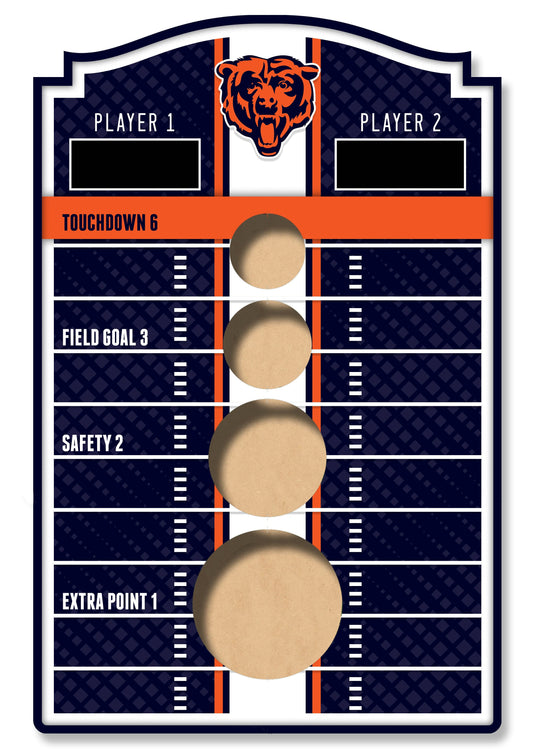 Fan Creations Brightline NFL Chicago Bears Wall Bean Bag Toss