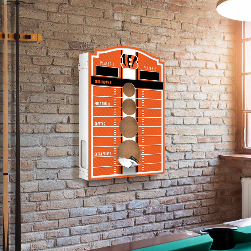Load image into Gallery viewer, Fan Creations Brightline NFL Cincinnati Bengals Wall Bean Bag Toss
