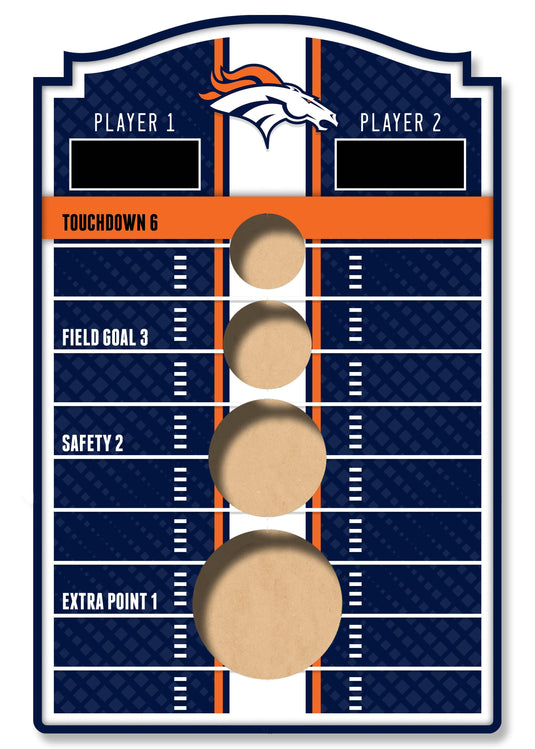 Fan Creations Brightline NFL Denver Broncos Wall Bean Bag Toss
