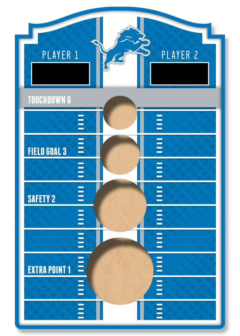 Load image into Gallery viewer, Fan Creations Brightline NFL Detroit Lions Wall Bean Bag Toss
