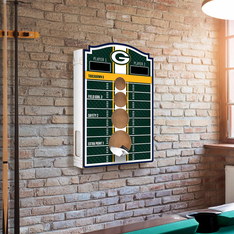 Load image into Gallery viewer, Fan Creations Brightline NFL Green Bay Packers Wall Bean Bag Toss
