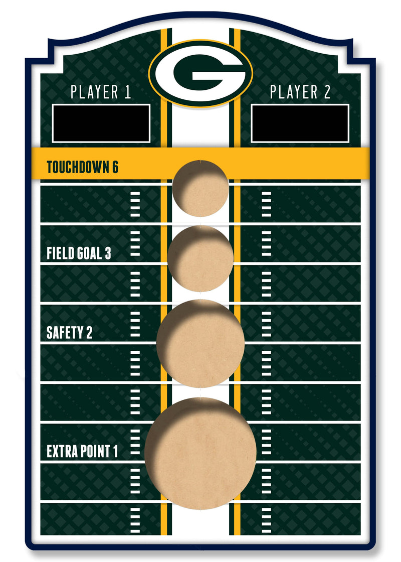 Load image into Gallery viewer, Fan Creations Brightline NFL Green Bay Packers Wall Bean Bag Toss
