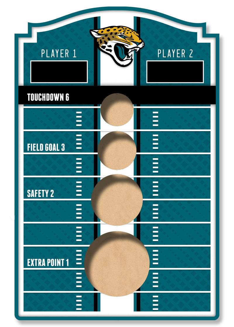 Load image into Gallery viewer, Fan Creations Brightline NFL Jacksonville Jaguars Wall Bean Bag Toss
