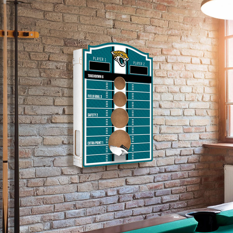 Load image into Gallery viewer, Fan Creations Brightline NFL Jacksonville Jaguars Wall Bean Bag Toss
