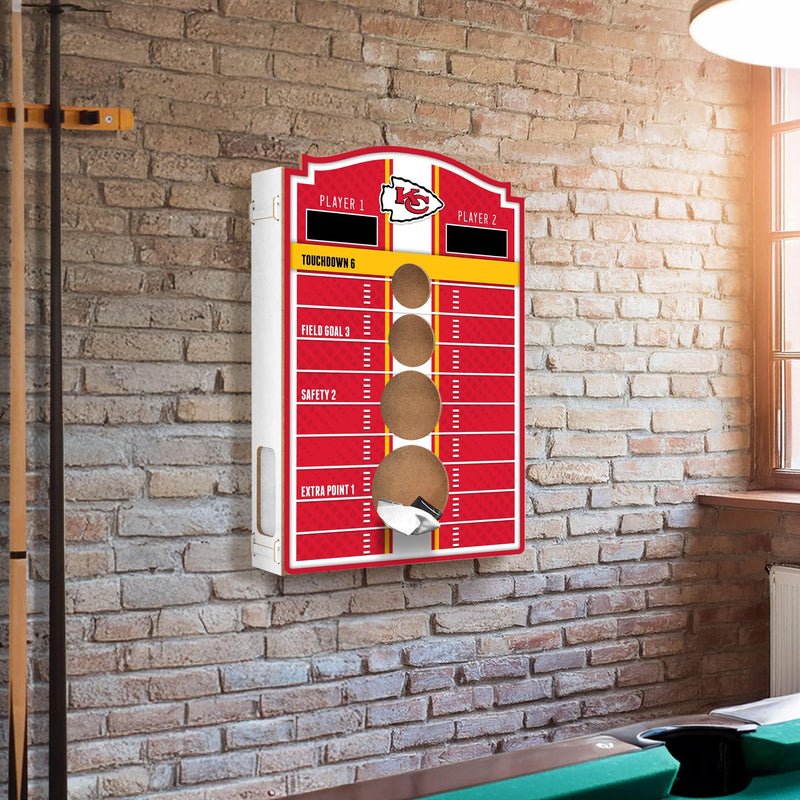 Load image into Gallery viewer, Fan Creations Brightline NFL Kansas City Chiefs Wall Bean Bag Toss
