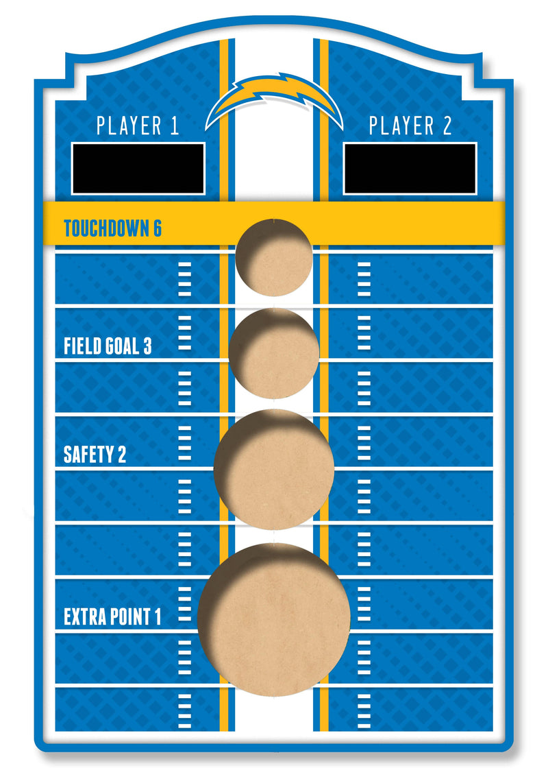 Load image into Gallery viewer, Fan Creations Brightline NFL Los Angeles Chargers Wall Bean Bag Toss
