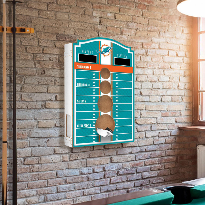 Load image into Gallery viewer, Fan Creations Brightline NFL Miami Dolphins Wall Bean Bag Toss
