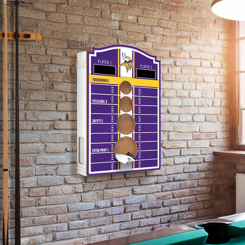Load image into Gallery viewer, Fan Creations Brightline NFL Minnesota Vikings Wall Bean Bag Toss
