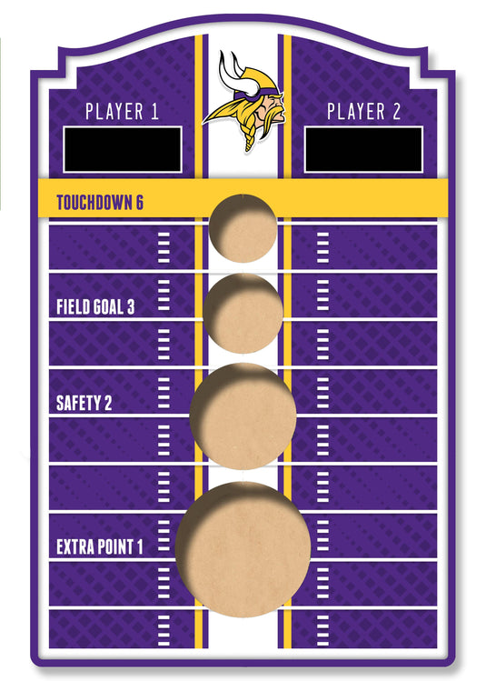 Fan Creations Brightline NFL Minnesota Vikings Wall Bean Bag Toss