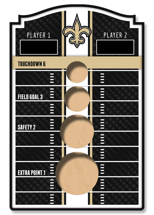 Fan Creations Brightline NFL New Orleans Saints Wall Bean Bag Toss