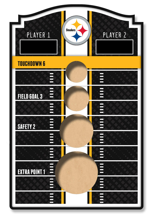 Fan Creations Brightline NFL Pittsburgh Steelers Wall Bean Bag Toss