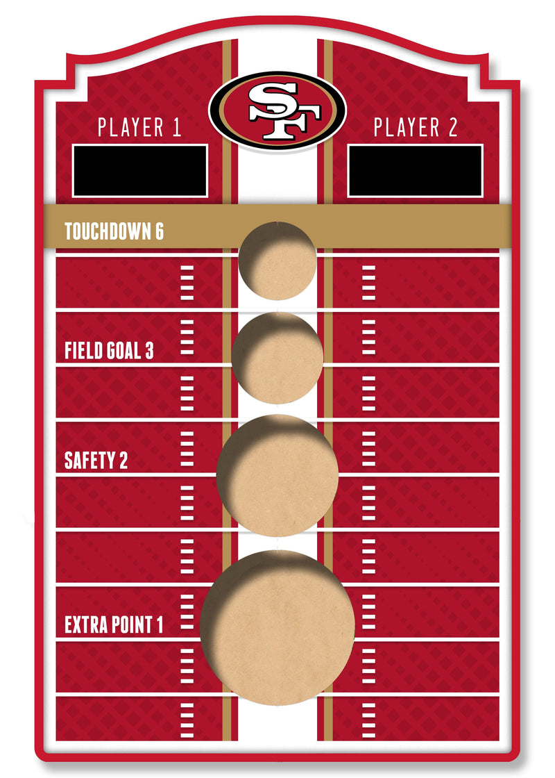 Load image into Gallery viewer, Fan Creations Brightline NFL San Francisco 49ers Wall Bean Bag Toss
