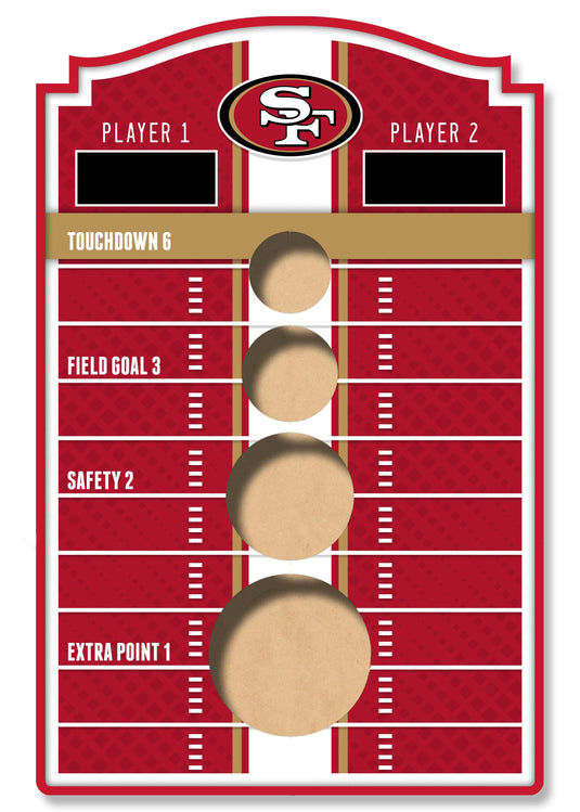 Fan Creations Brightline NFL San Francisco 49ers Wall Bean Bag Toss
