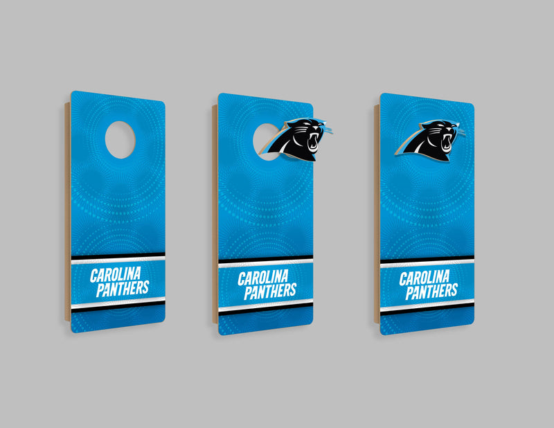 Load image into Gallery viewer, Fan Creations NFL Wall Art thats also Corn Hole - Carolina Panthers
