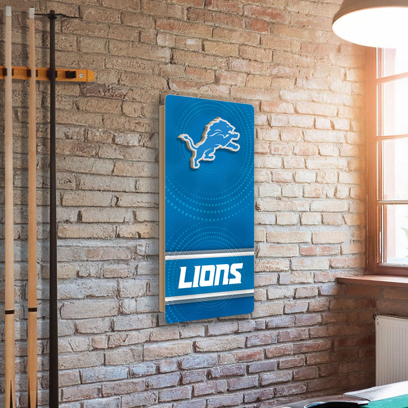 Load image into Gallery viewer, Fan Creations NFL Wall Art thats also Corn Hole - Detroit Lions

