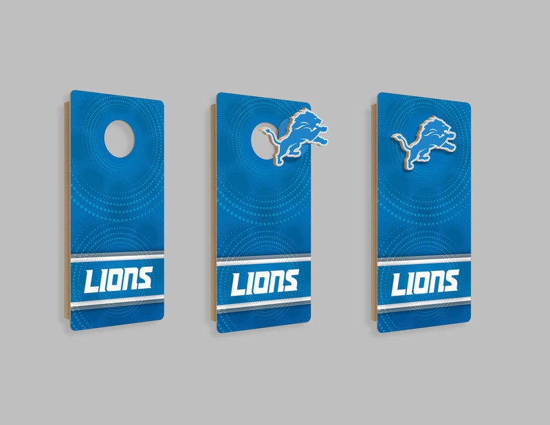 Load image into Gallery viewer, Fan Creations NFL Wall Art thats also Corn Hole - Detroit Lions
