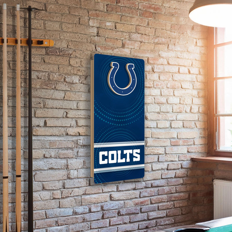 Load image into Gallery viewer, Fan Creations NFL Wall Art thats also Corn Hole - Indianapolis Colts
