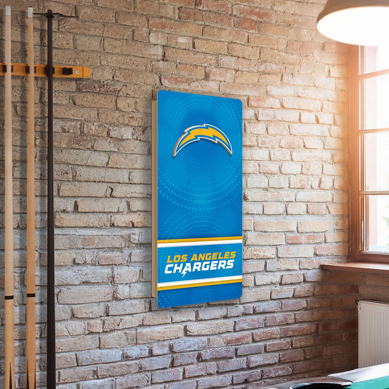 Load image into Gallery viewer, Fan Creations NFL Wall Art thats also Corn Hole - Los Angeles Chargers
