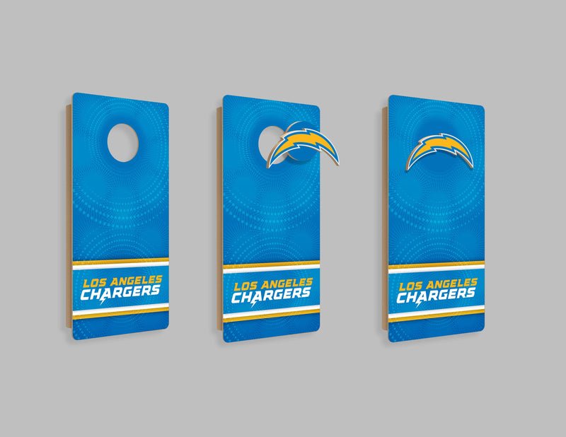 Load image into Gallery viewer, Fan Creations NFL Wall Art thats also Corn Hole - Los Angeles Chargers
