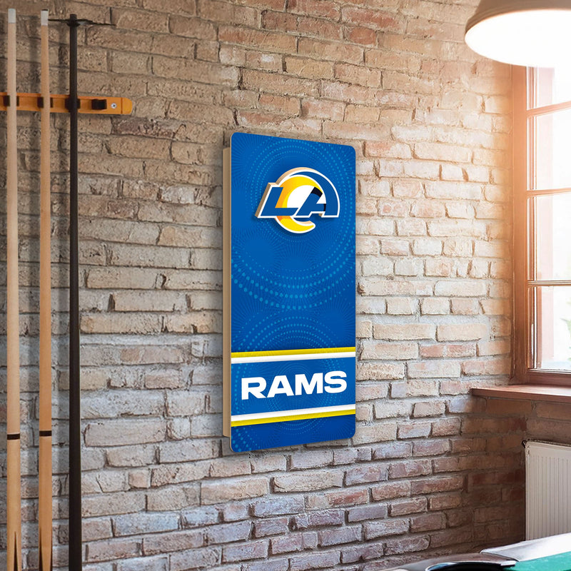 Load image into Gallery viewer, Fan Creations NFL Wall Art thats also Corn Hole - Los Angeles Rams
