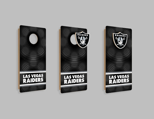Fan Creations NFL Wall Art thats also Corn Hole - Las Vegas Raiders