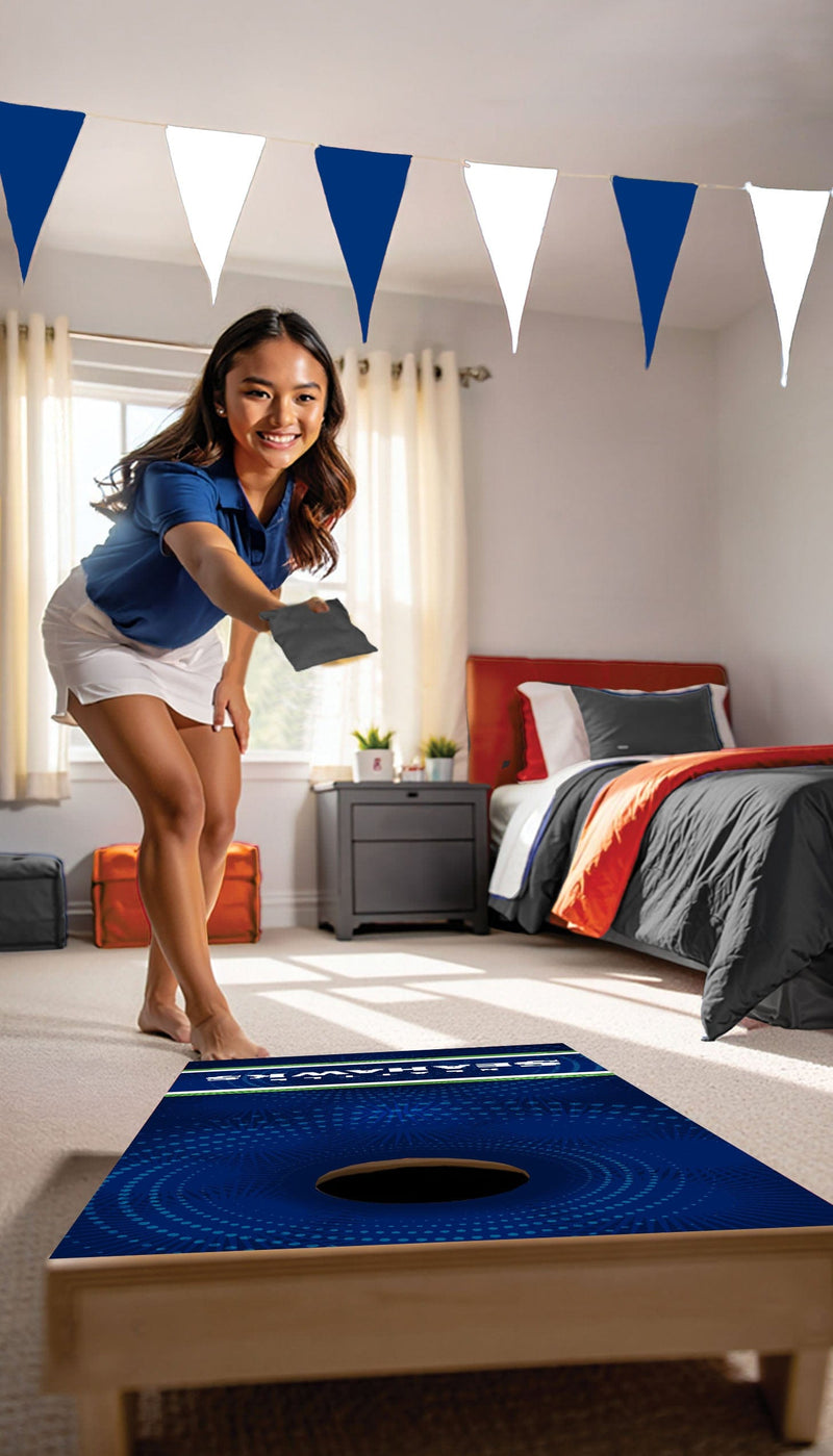 Load image into Gallery viewer, Fan Creations NFL Wall Art thats also Corn Hole - Seattle Seahawks
