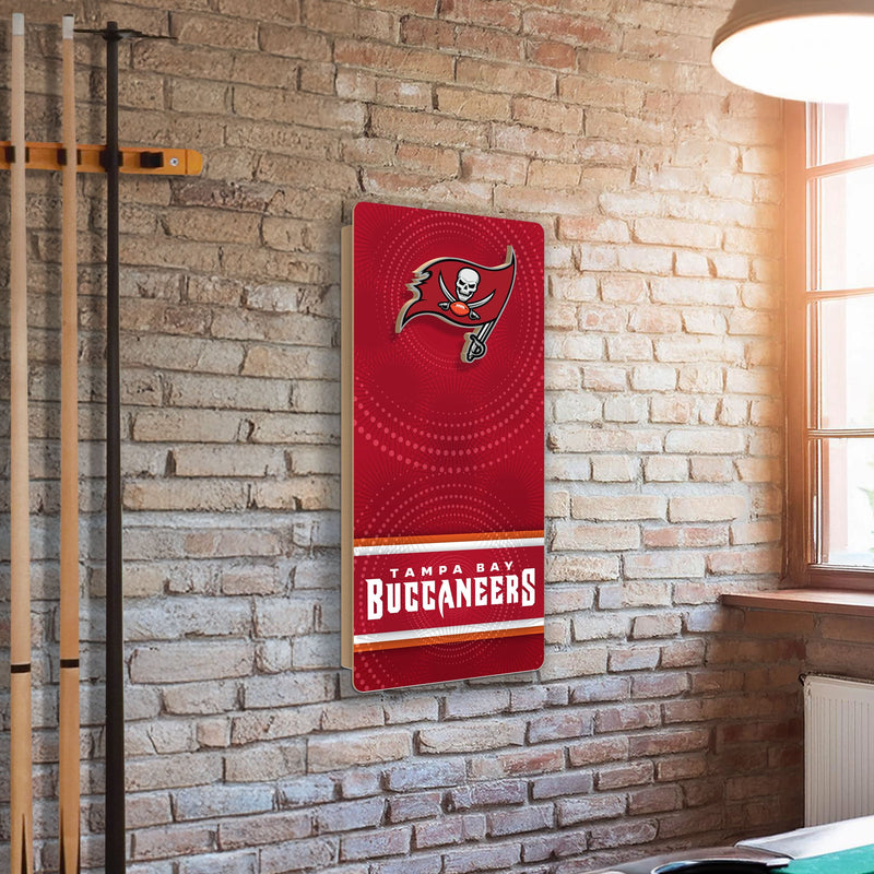 Load image into Gallery viewer, Fan Creations NFL Wall Art thats also Corn Hole - Tampa Bay Buccaneers
