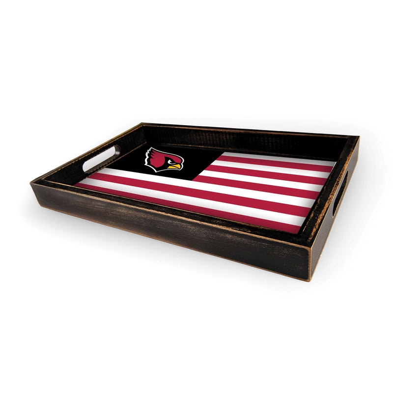 Load image into Gallery viewer, Fan Creations Brightline NFL Arizona Cardinals Flag Serving Tray
