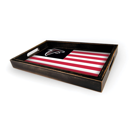 Fan Creations Brightline NFL Atlanta Falcons Flag Serving Tray