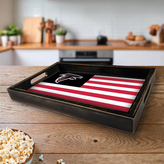 Fan Creations Brightline NFL Atlanta Falcons Flag Serving Tray