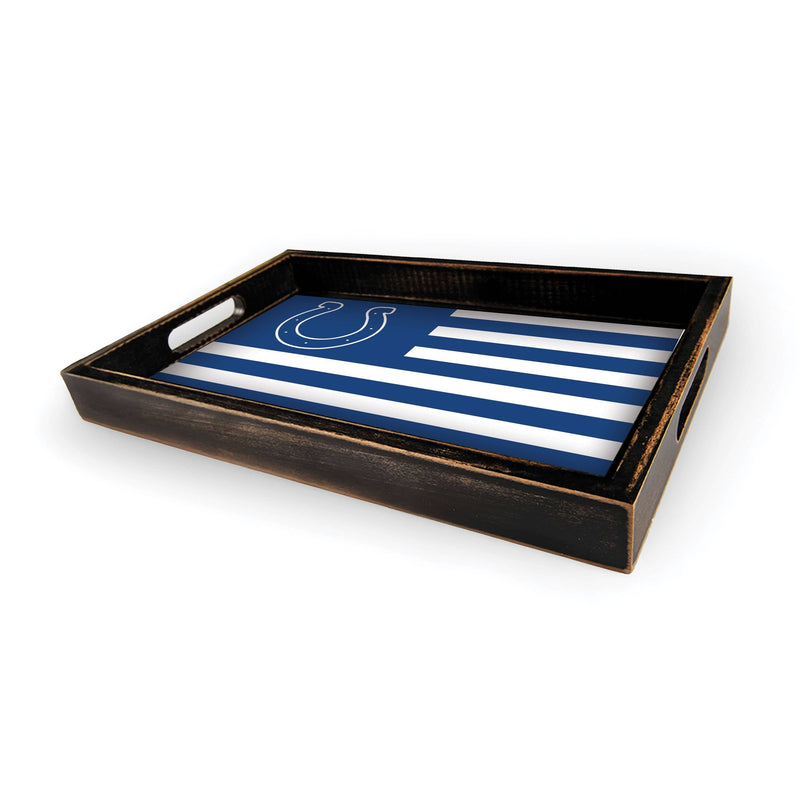 Load image into Gallery viewer, Fan Creations Brightline NFL Indianapolis Colts Flag Serving Tray
