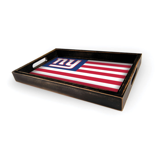 Fan Creations Brightline NFL New York Giants Flag Serving Tray