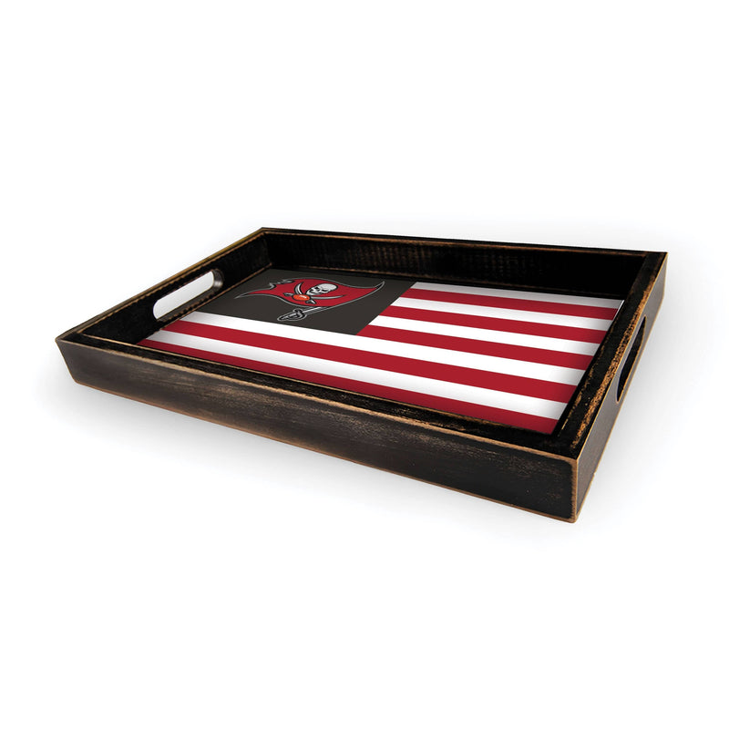Load image into Gallery viewer, Fan Creations Brightline NFL Tampa Bay Buccaneers Flag Serving Tray
