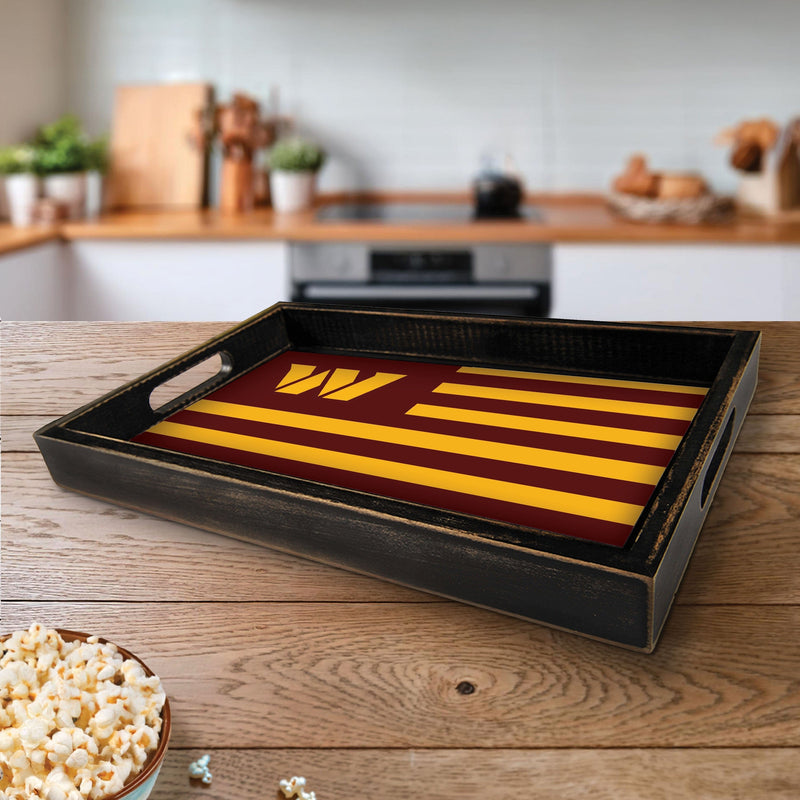 Load image into Gallery viewer, Fan Creations Brightline NFL Washington Commanders Flag Serving Tray
