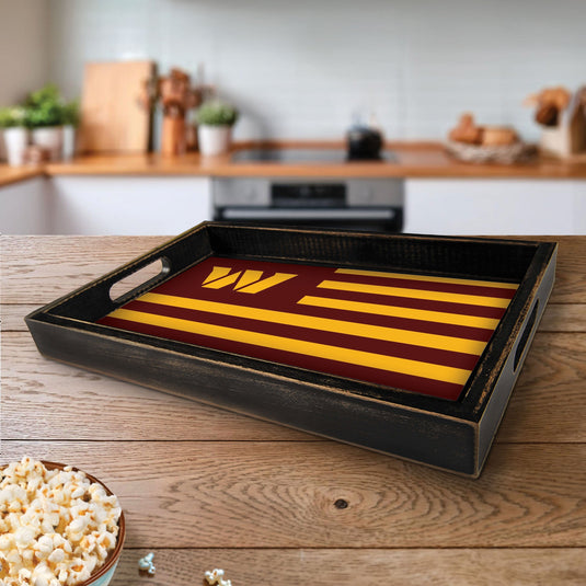 Fan Creations Brightline NFL Washington Commanders Flag Serving Tray