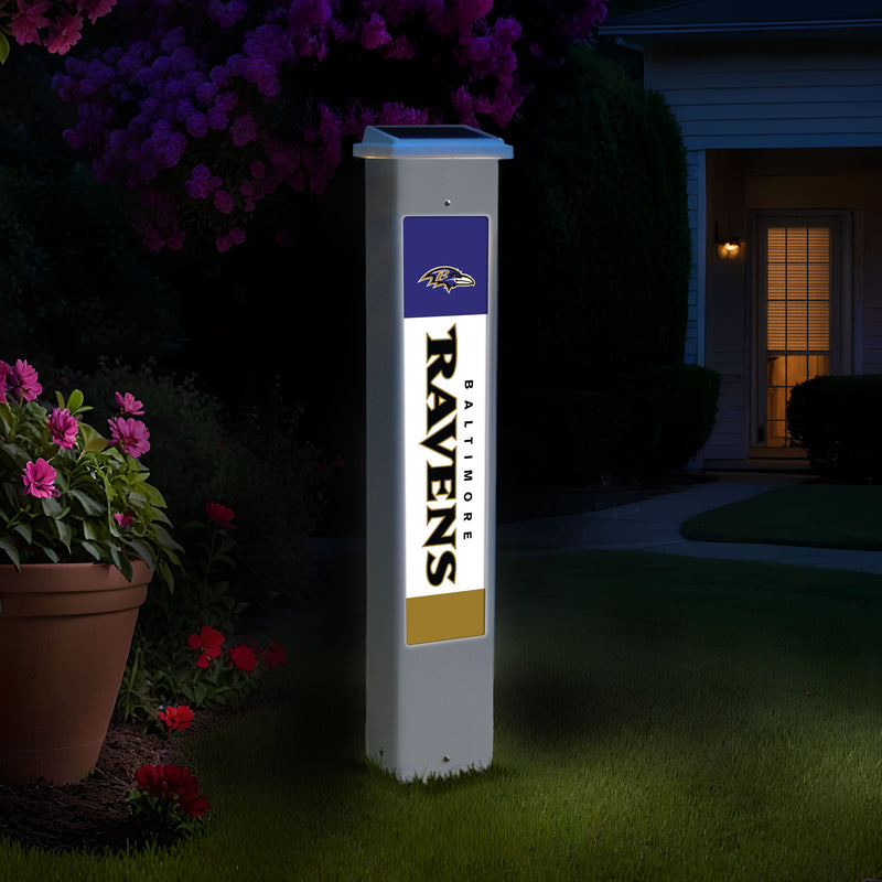 Load image into Gallery viewer, Fan Creations NFL Team Glow Post - Baltimore Ravens

