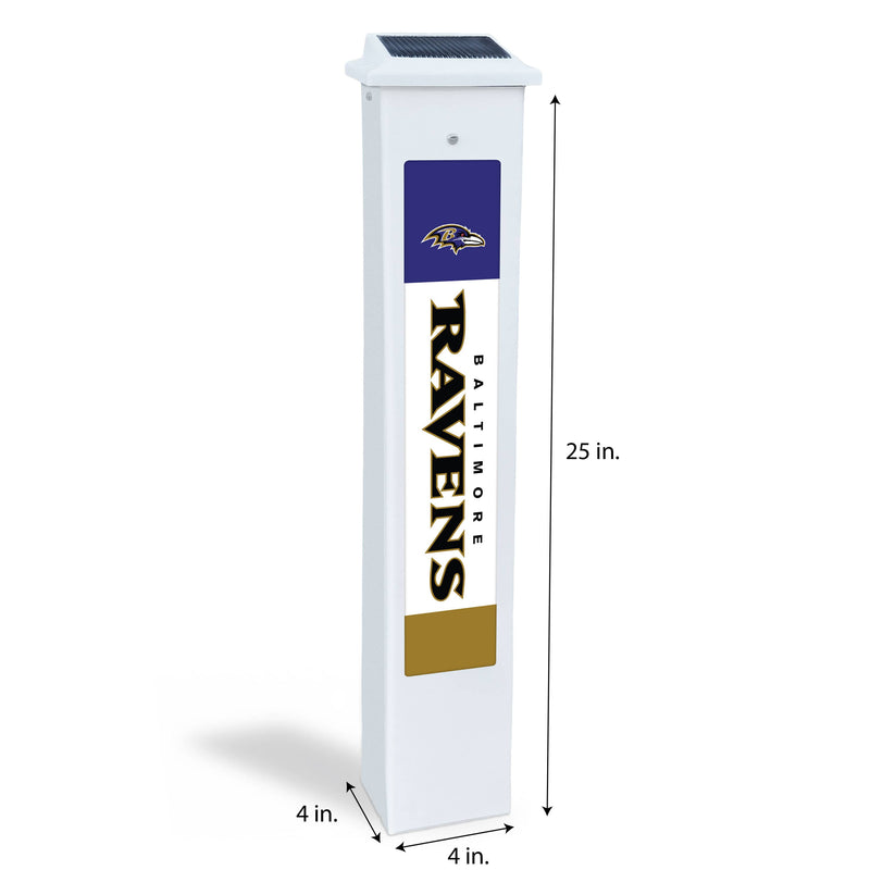 Load image into Gallery viewer, Fan Creations NFL Team Glow Post - Baltimore Ravens
