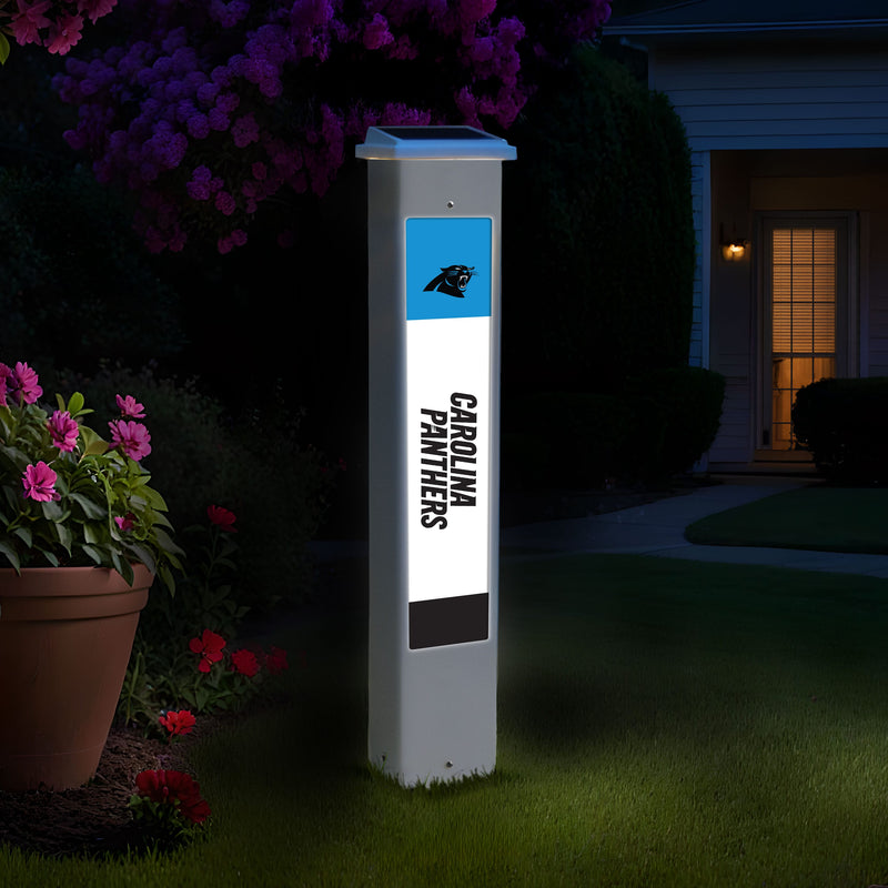 Load image into Gallery viewer, Fan Creations NFL Team Glow Post - Carolina Panthers
