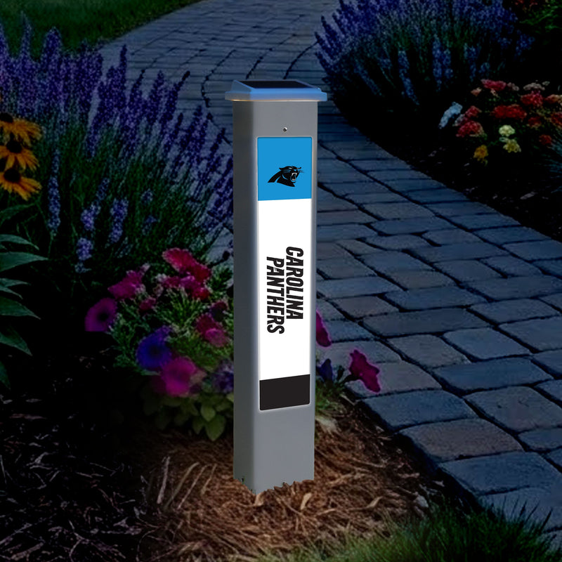 Load image into Gallery viewer, Fan Creations Glow Post NFL Team Glow Post - Carolina Panthers
