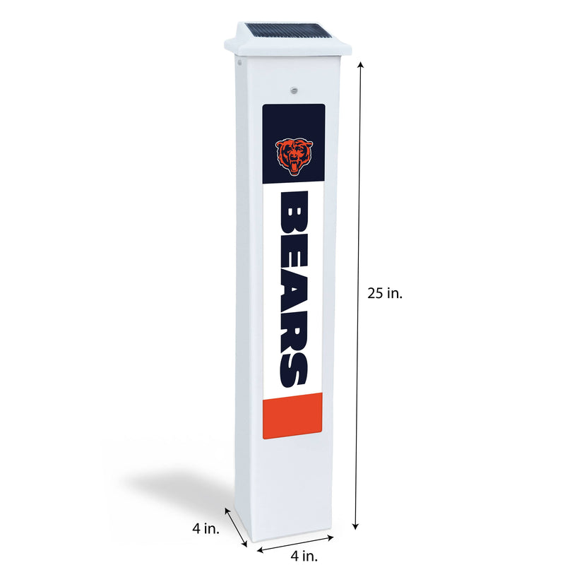 Load image into Gallery viewer, Fan Creations NFL Team Glow Post - Chicago Bears
