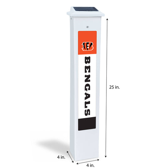 Fan Creations NFL Team Glow Post - Cincinnati Bengals