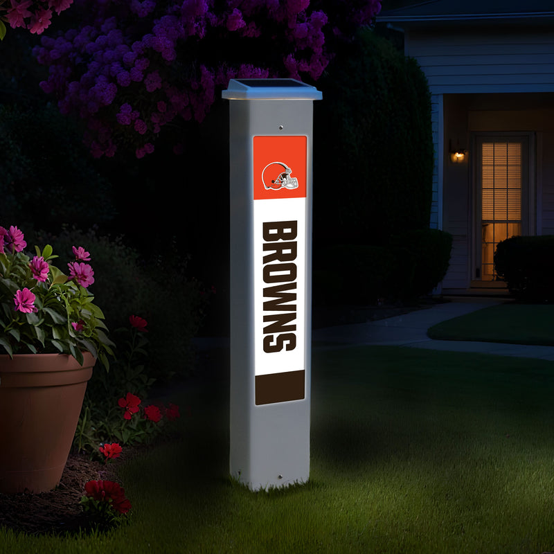 Load image into Gallery viewer, Fan Creations NFL Team Glow Post - Cleveland Browns
