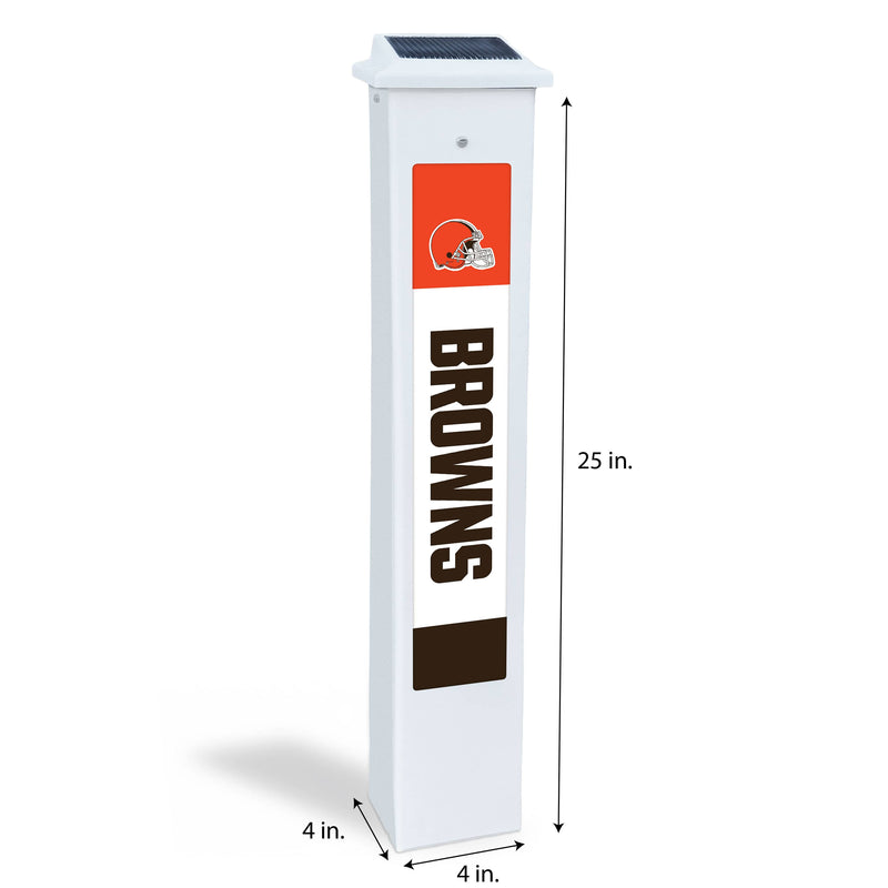 Load image into Gallery viewer, Fan Creations NFL Team Glow Post - Cleveland Browns
