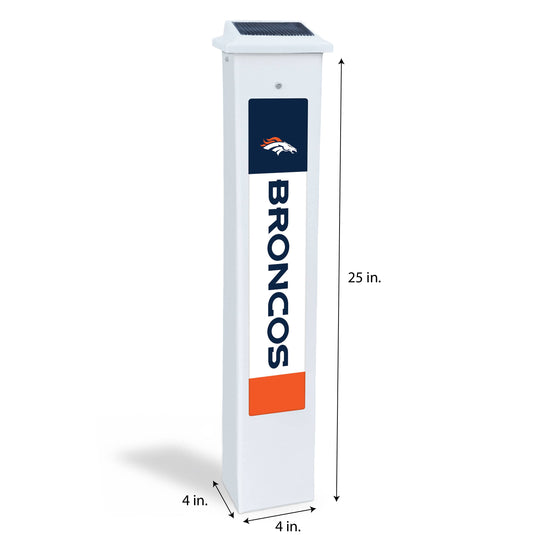 Fan Creations NFL Team Glow Post - Denver Broncos
