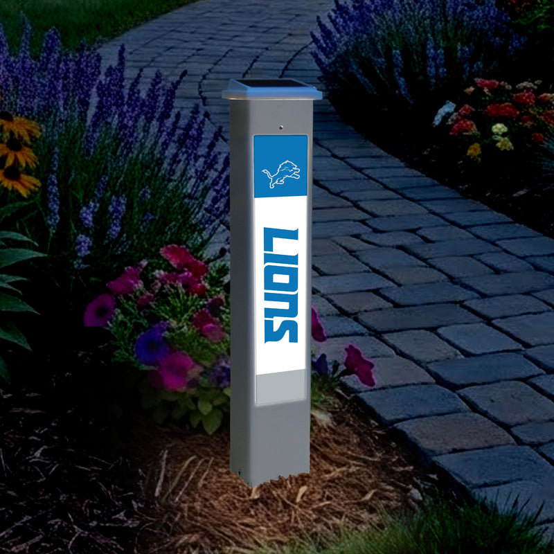 Load image into Gallery viewer, Fan Creations Glow Post NFL Team Glow Post - Detroit Lions
