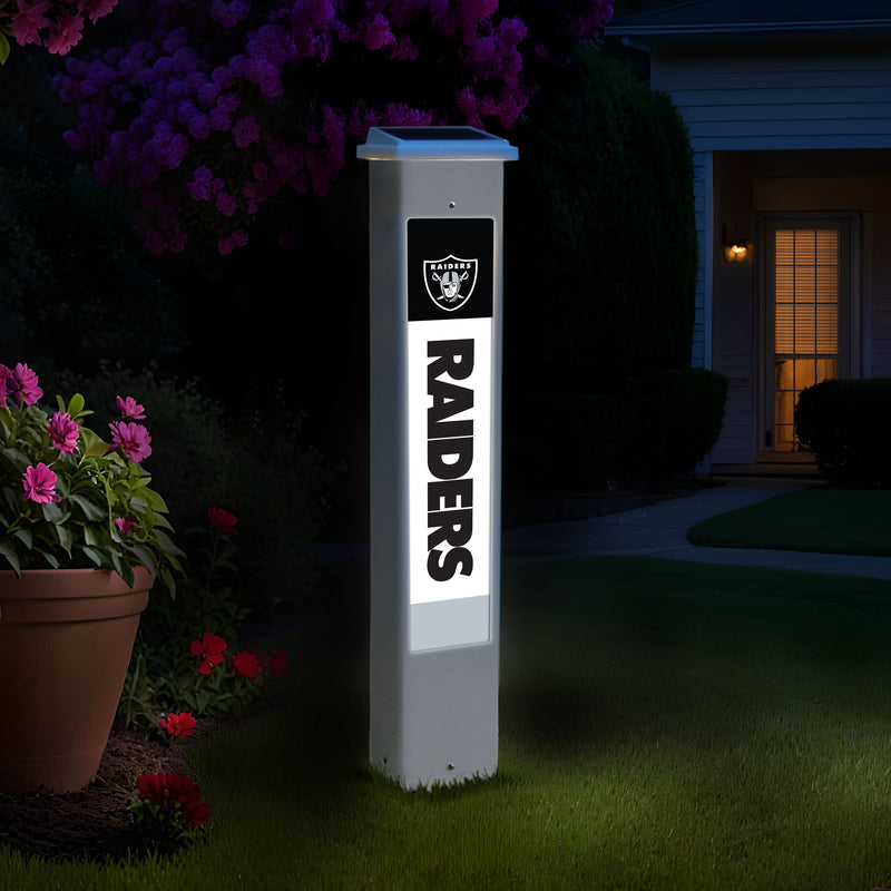 Load image into Gallery viewer, Fan Creations NFL Team Glow Post - Las Vegas Raiders

